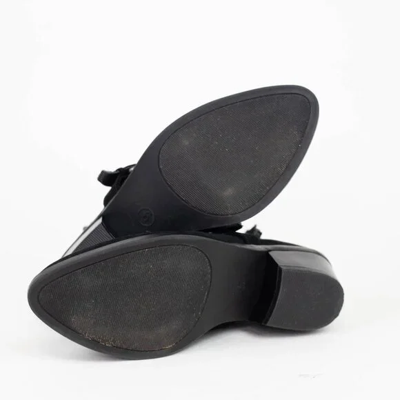 Universal Thread Target Black Kelsey Western Buckle Ankle Booties Women’s Size 6 - Picture 14 of 15